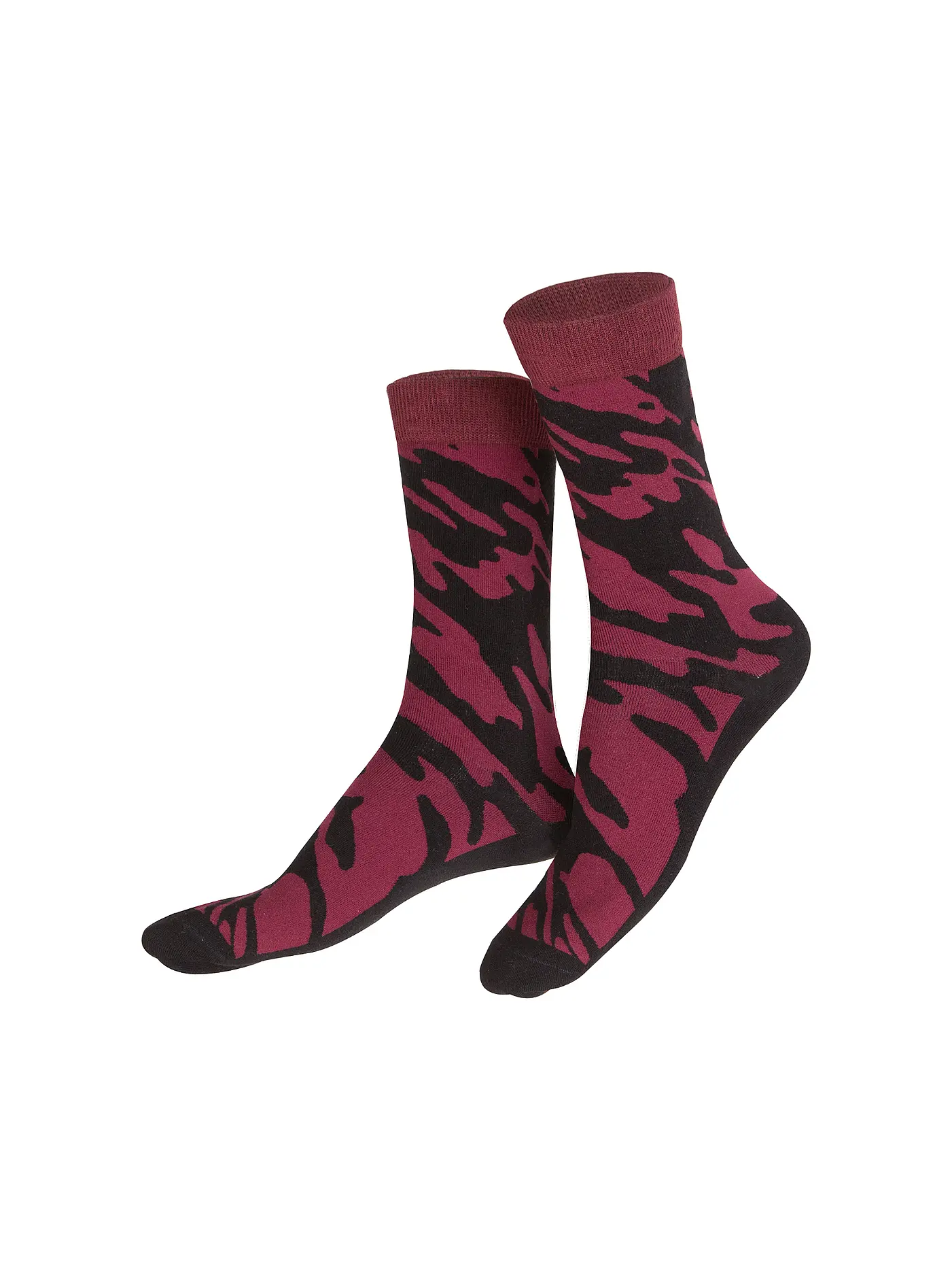 EAT MY SOCKS | Socken 36-45 RED WINE rotschwarz | 